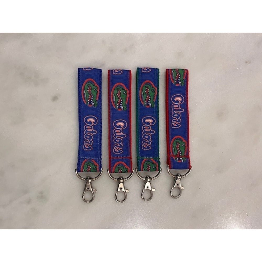 Gators Keychain Wristlet Fabric Key Fob University of Florida‎